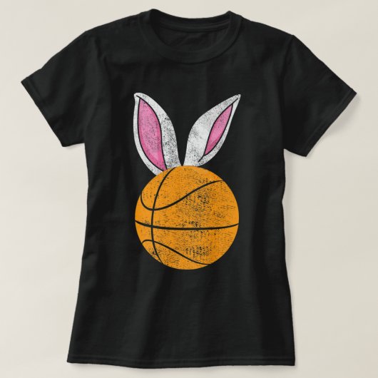 Bunny Ears Basketball Catcher Happy Oaster Buben G T-Shirt (Design vorne)