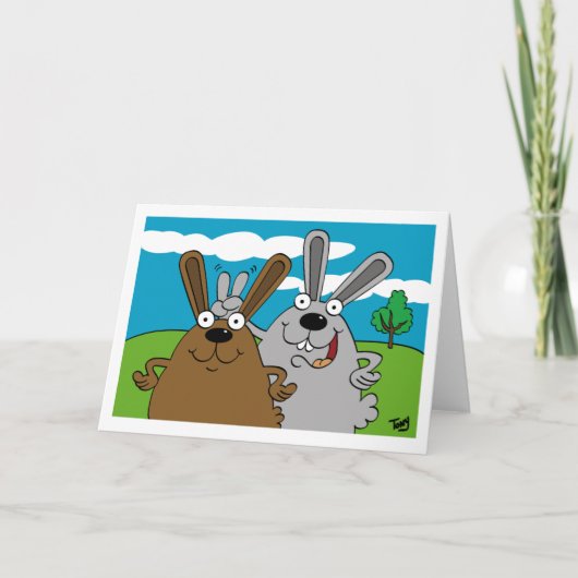Bunny Ears Card Karte (Vorderseite)