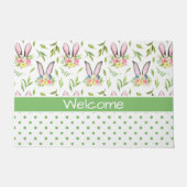 Bunny Ears & Eggs Fußmatte (Vorderseite)