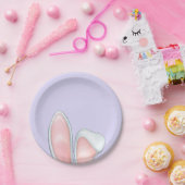 Bunny Ears Lavender Pappteller (Party)