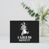 Bunny Easter Bunny Rabbit Niedliches Geschenk Idee Postkarte (Stehend Vorderseite)