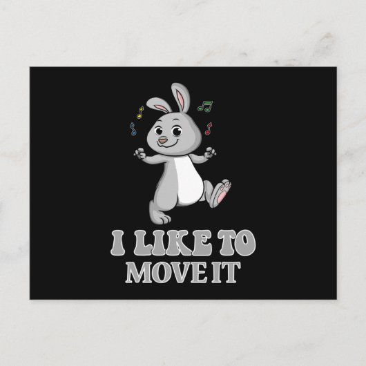 Bunny Easter Bunny Rabbit Niedliches Geschenk Idee Postkarte (Vorderseite)