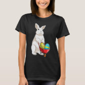 Bunny Easter Easter eggs Wagon T-Shirt (Vorderseite)