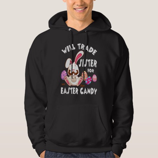 Bunny Eat Chocolate Eggs wird Handelsregister für  Hoodie (Vorderseite)