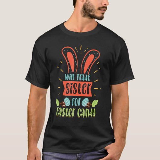 Bunny Eat Chocolate Eggs wird Handelsregister für T-Shirt (Vorderseite)