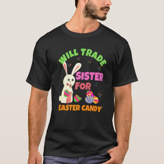 Bunny Eat Chocolate Eggs wird Handelsregister für T-Shirt (Vorderseite)
