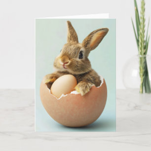 Bunny Egg Ostern Feiertagskarte