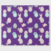 Bunny Eggs Geschenkpapier (Flach)