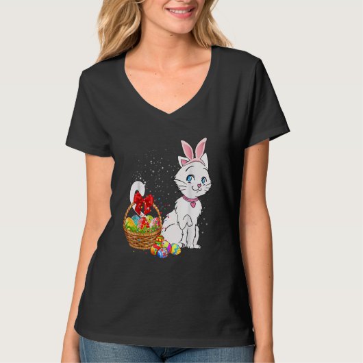 Bunny Eggs Kostüme Mens Mäuse Kinder Niedlich Katz T-Shirt (Vorderseite)