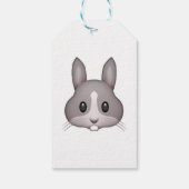 Bunny - Emoji Geschenkanhänger (Rückseite)