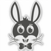 Bunny Face Boy-32886 Aufkleber (Vorderseite)