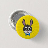 Bunny Face Boy-32886 Button (Vorne & Hinten)
