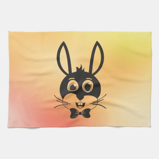 Bunny Face Boy-32886 Geschirrtuch (Horizontal)