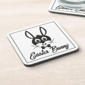 Bunny Face Boy-32886 Getränkeuntersetzer (Linke Seite)