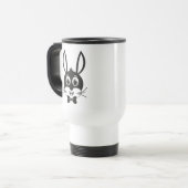 Bunny Face Boy-32886 Reisebecher (Vorderseite Links)