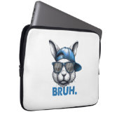 Bunny Face Bruh Meme Funny Sprichwort Bro Gruß Eas Laptopschutzhülle (Vorne Rechts)