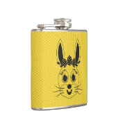 Bunny Face Girl-32885 Flachmann (Rechts)