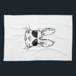 Bunny Face With Sunglasses Easter Day for Boys Men Geschirrtuch<br><div class="desc">Bunny Face With Sunglasses Easter Day for Boys Men Kids T-Shirt</div>