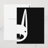 BUNNY FACES POSTKARTE (Vorne/Hinten)