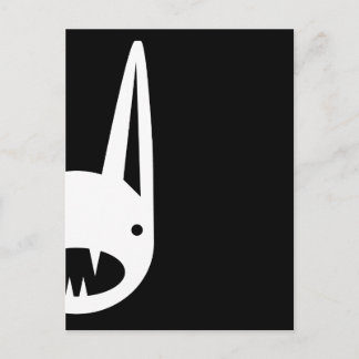 BUNNY FACES POSTKARTE