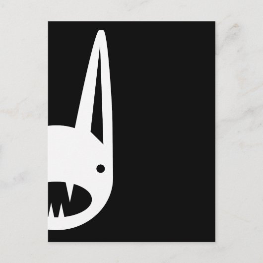 BUNNY FACES POSTKARTE (Vorderseite)