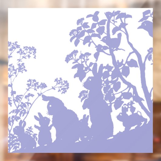 Bunny Family Fensteraufkleber (Blatt 2)