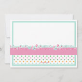 Bunny Family Foto Geburtsankündigung Ankündigung (Rückseite)