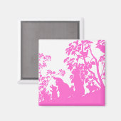 Bunny Family Magnet (Vorderseite/Rückseite)