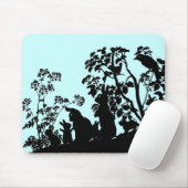 Bunny Family Mousepad (Mit Mouse)