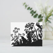 Bunny Family Postkarte (Stehend Vorderseite)