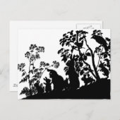 Bunny Family Postkarte (Vorne/Hinten)