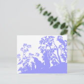 Bunny Family Postkarte (Stehend Vorderseite)