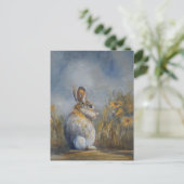 Bunny Feiertagspostkarte (Stehend Vorderseite)