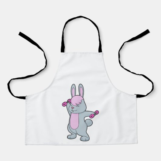Bunny Fitness Dumbell Schürze (Vorderseite)