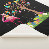Bunny Flamingo Oster 2021 | Niedliche Flamingo Lie Sherpadecke (3/4)