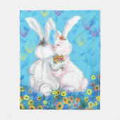 Bunny Fleece Blanket - Umarmung (Vorderseite)