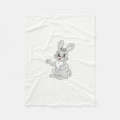 Bunny Fleecedecke (Vorderseite)