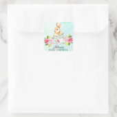 Bunny Floral Baby Tee Party Umschlag Aufkleber (Tasche)