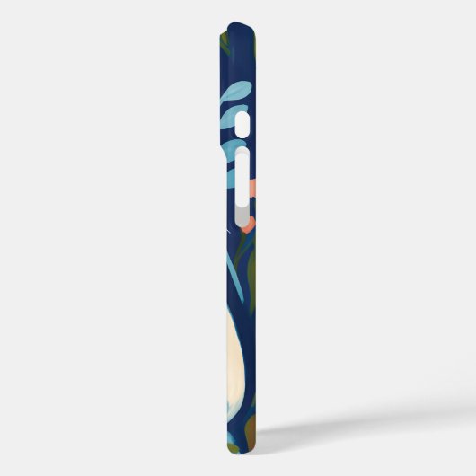 Bunny Floral Case-Mate iPhone Hülle (Rückseite / Links)