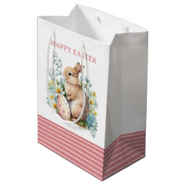 Bunny & Floral Egg Mittlere Geschenktüte