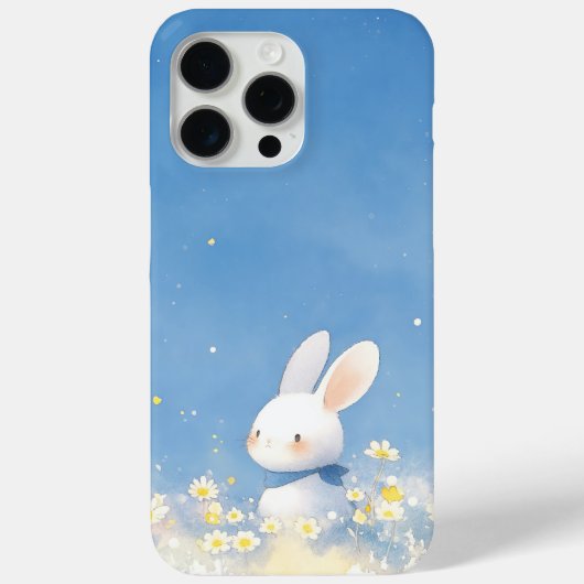 Bunny Floral Fantasy Case-Mate iPhone Hülle (Rückseite)