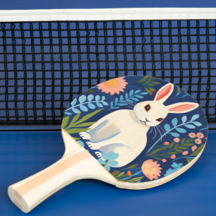 Bunny Floral Tischtennis Schläger