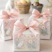 Bunny Florals for Spring-Easter  Geschenkpapier Set