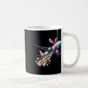 Bunny Flugzeug Ostern Ei Männer Kinder Jungen Oste Kaffeetasse