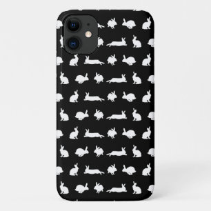 Bunny Frenzy iPhone 11 Hülle (Schwarz)