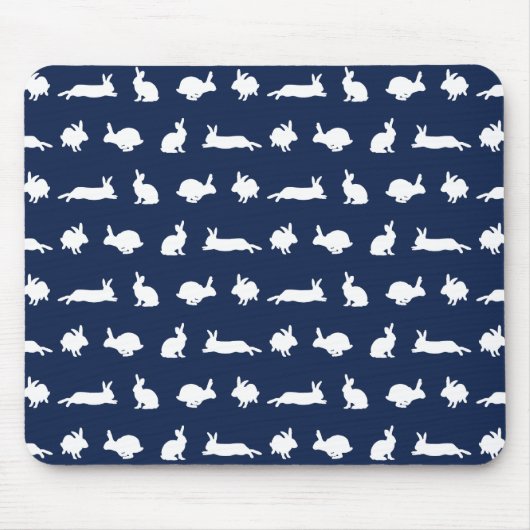Bunny Frenzy Mousemat (Marine) Mousepad (Vorne)