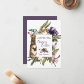 Bunny Friend Kids Osterklasse Karte (Vorderseite/Rückseite Beispiel)