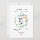 Bunny Friend Kinder Klassenzimmer Valentine Karten (Vorderseite)