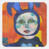 Bunny Friend Sticker (Vorderseite)