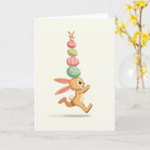 Bunny Friends Celebration Card Karte (Gelbe Blume)